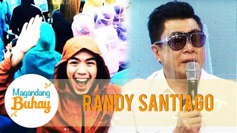 Randy becomes emotional as he remembers his son .